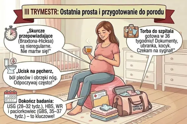 III 3 trymestr III trymestr ciąży – dolegliwości ciążowe